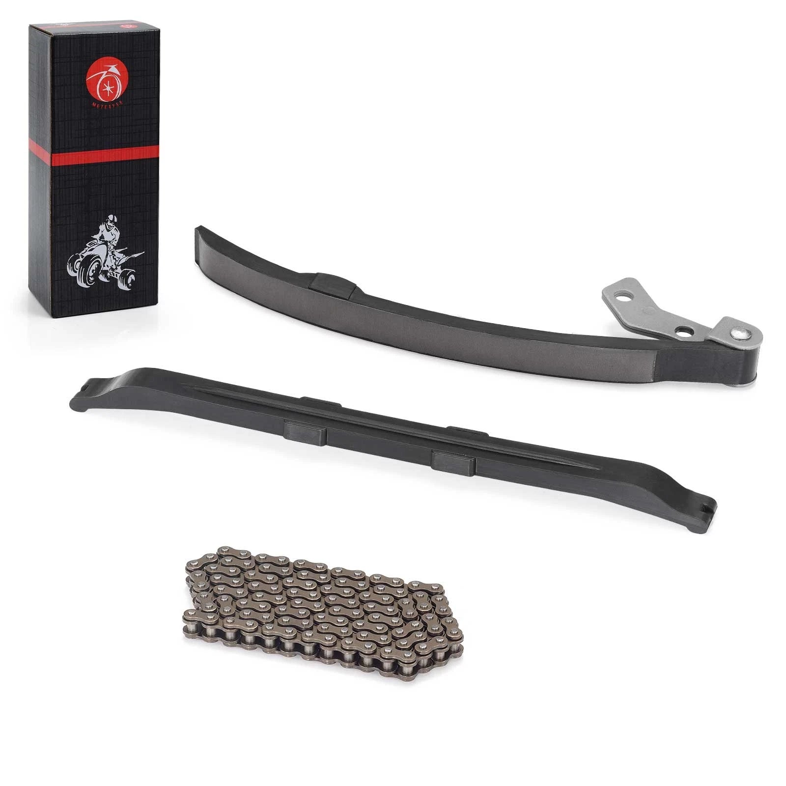 Cam Timing Chain and Guides Kit for Yamaha SR185 BW200 (1981–1988)