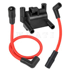 Ignition Coil & Spark Plug Wire Cap for Harley FXDL Dyna Low Rider (2012–2017)