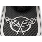 Master Cylinder Cover Trim with Red Carbon Fiber for 1997–2004 Corvette