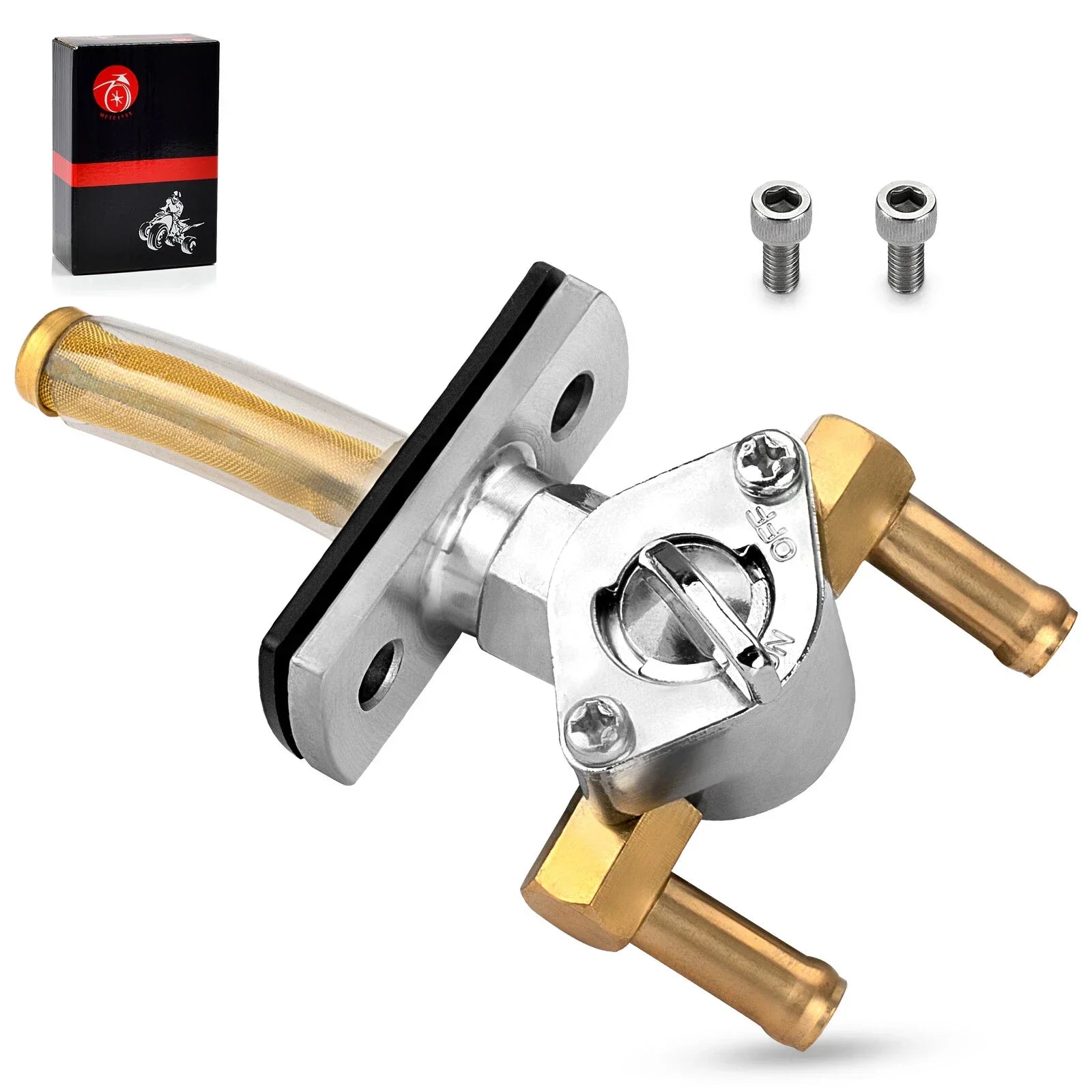 High Flow Fuel Valve Petcock Dual Feed for Yamaha Banshee YFZ350 (1987–2006)
