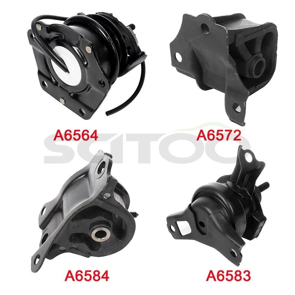 4X Engine & Trans Mounts for Honda Accord 2.3L (1998–2002) - Hydr W/ Vacu Pin