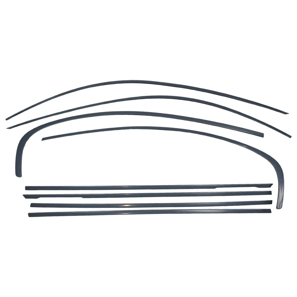Window Sill Molding Trim Strips Gloss Black for BMW 3 Series E90 (2006–2012)