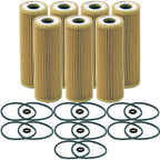 Set of 7 Engine Oil Filters for Ford Lincoln V6 Turbo
