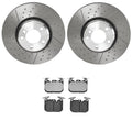 Brembo Front Brake Kit Set of 4 Low-Met Pads & 340mm Disc Rotors for BMW F20 F30 F32 (2012–2019)