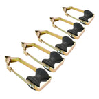Set of 5 Zinc-Plated 3-Inch Cable Rollers for Universal Applications