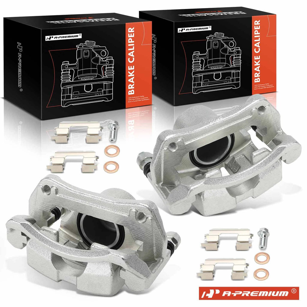 2X Brake Caliper with Bracket for Kia Soul (2019–2023)