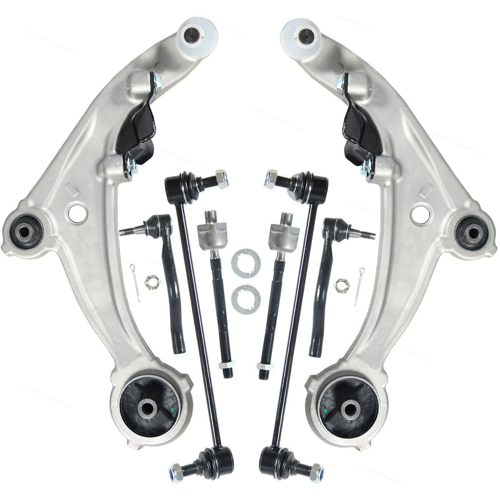 8Pcs Suspension Kit Control Arms Tie Rod Sway Bar for Nissan Altima (2007–2013)