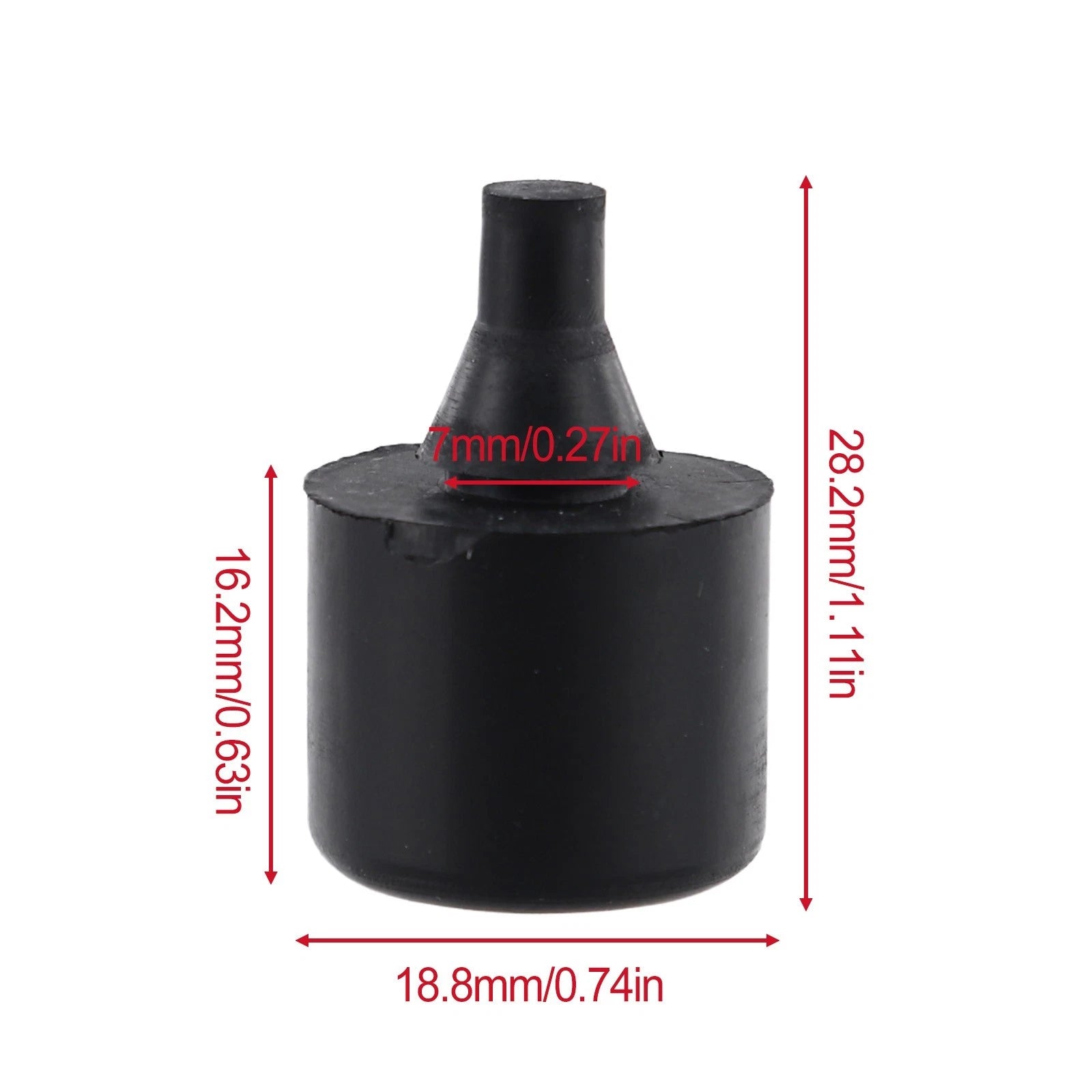 Set of 4 Door Bumper Stops for - Rubber Buffers