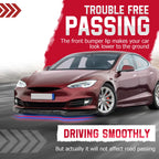 Front Bumper Lip Splitter Spoiler for Tesla Model S (2016–2020)