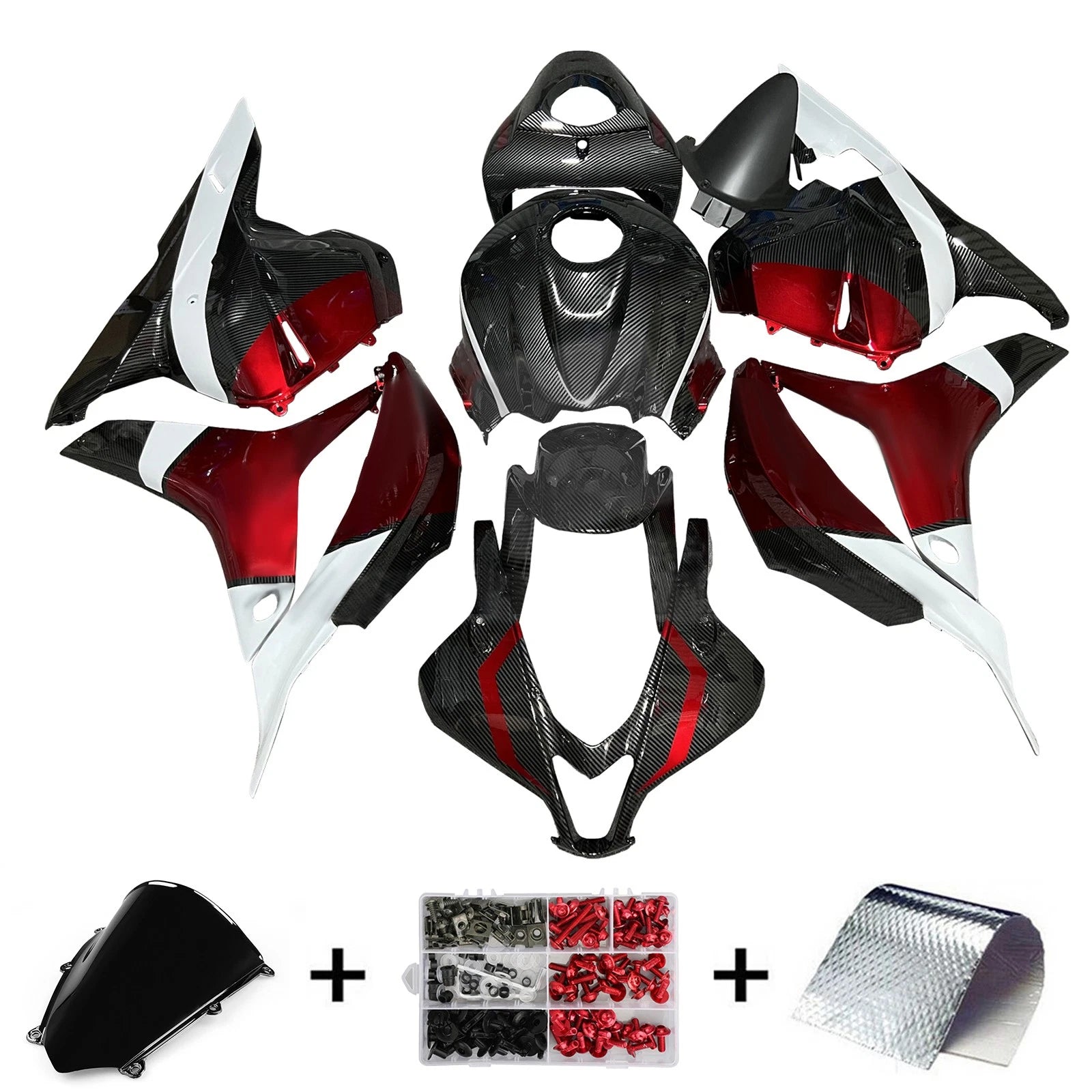 Injection Fairing Kit for Honda CBR600RR (2009–2012) ABS Plastic