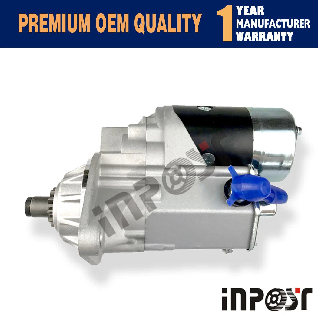 Starter Motor for Isuzu FRR500 FFR550 FRR33 8.2L Diesel 6HH1 6HE1 (1996–2003)