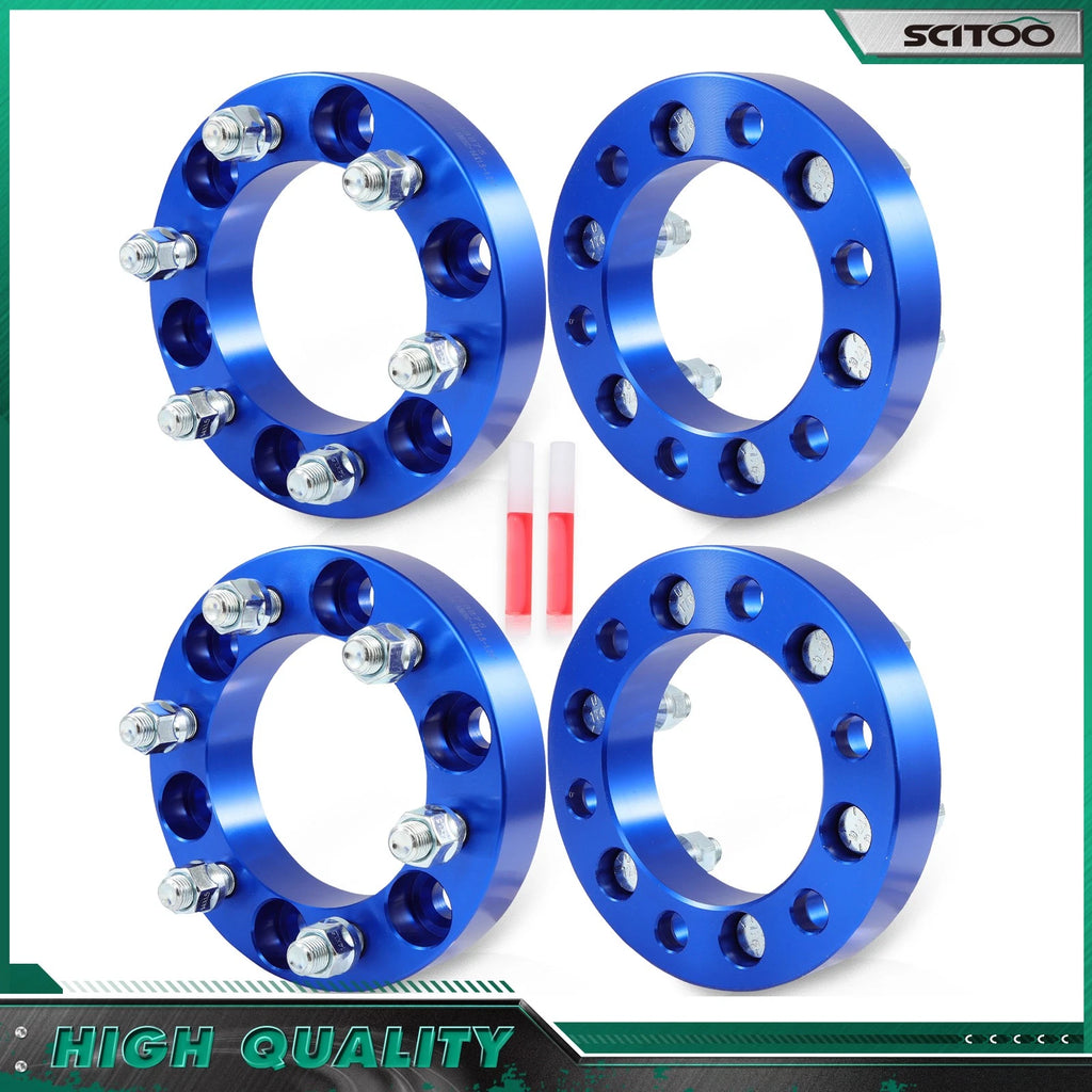 Set of 4 Wheel Adapters 6x5.5 to 6x135 M14x1.5 for Chevrolet Silverado