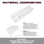 ABS Interior Dashboard Cover Trim White for Tesla Model 3 (2017-2023), Tesla Y (2020-2025) 2PCS