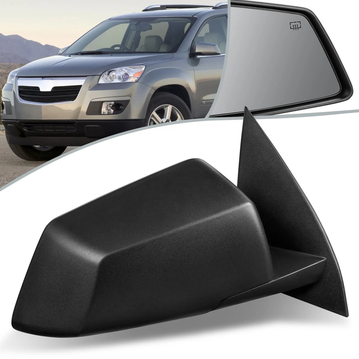 Power Heated Door Mirror Right for GMC Acadia Outlook (2008–2012) GM1321401