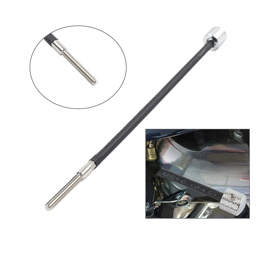 Idle Adjusting Screw Carburetor Speed Handle Chrome for Harley Big Twin (1980–2007)