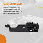 Front Left Interior Door Handle for Ford Fusion (2006–2012) Chrome Black