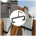 Hanging Growth Bags and Hose Reels Holder for Fence Posts
