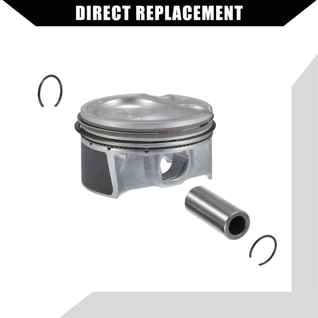 Set of 1 Engine Piston, Pin & Snap Ring for Kia Soul (2010–2019)