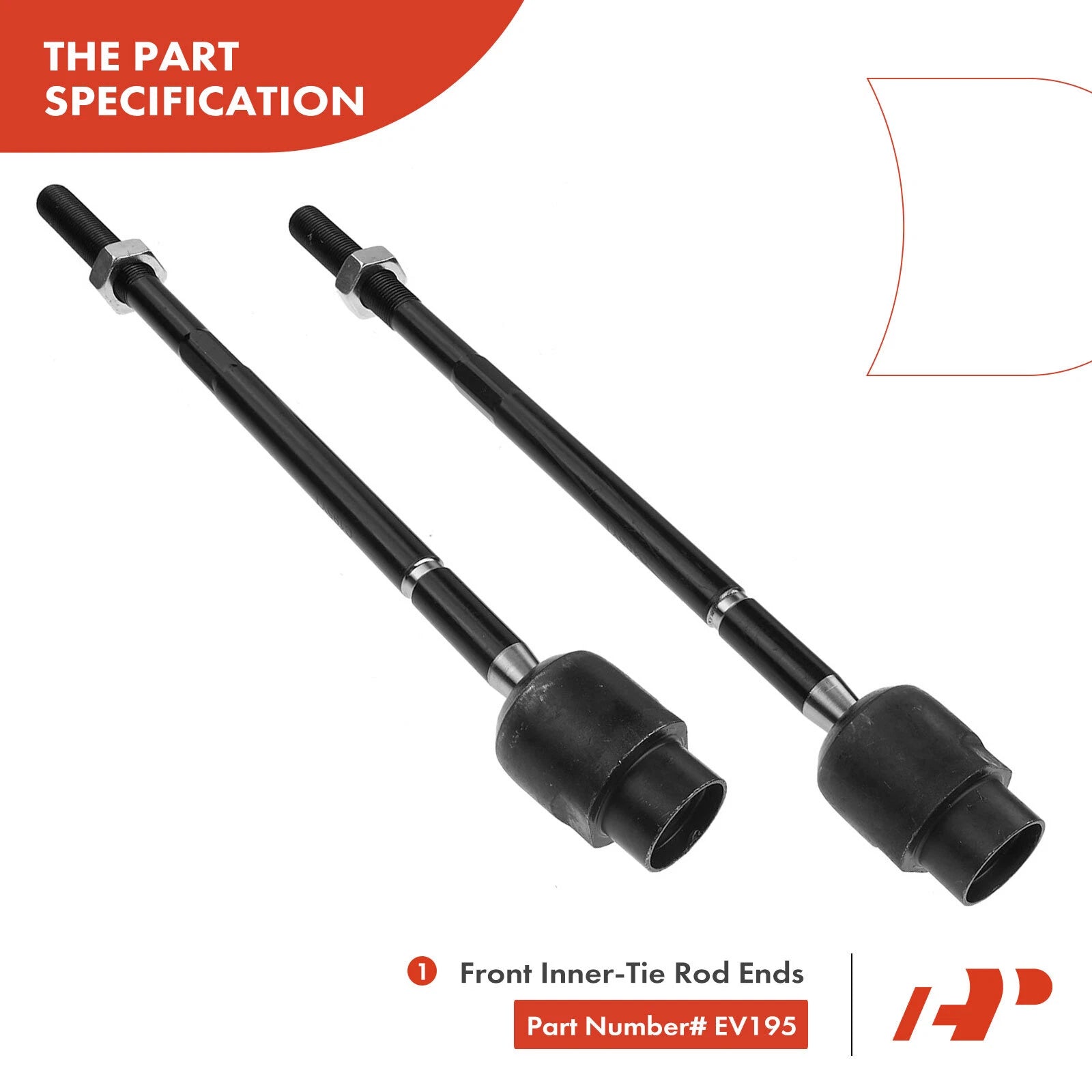 6x Front Inner & Outer Tie Rod End Ball Joint for Cadillac Eldorado (1970-1976)