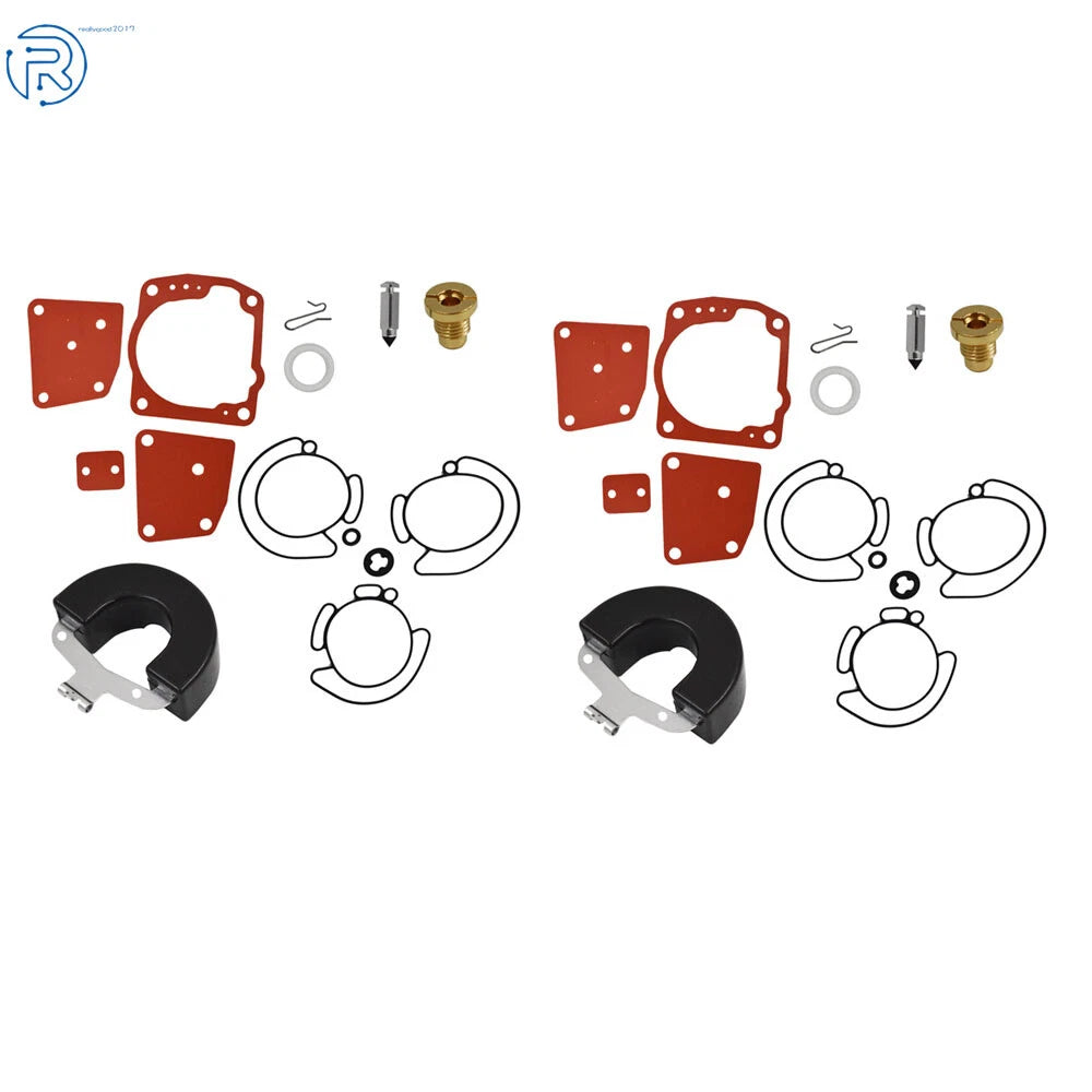 2X Carburetor Rebuild Kit for Johnson Evinrude V4 V6 90 100 175 HP (1990–2000)