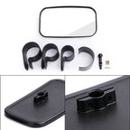 1.5" 1.75" 2" Bar Rectangular Rear View Mirror for Kawasaki Mule Can-Am Commander