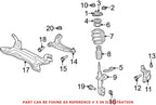 Lower Coil Spring Insulator for Dodge Journey (2009–2020) 68210979AA