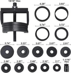 Master Wheel Hub Bearing Remover Installer Tool Kit for C to U Size Vehicles