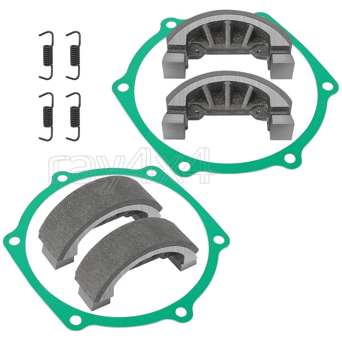 Set of 4 brake shoes for John Deere 750 770 790 3005 (M805735, CH15072)