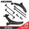 Set of 4 Outer Inner Tie Rod Ends for Ford Focus (2006–2011)