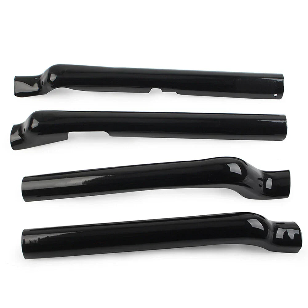 Black Rear Swingarm Tube Covers for Harley Heritage Softail Classic (2000-2011)