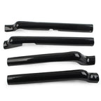 Black Rear Swingarm Tube Covers for Harley Heritage Softail Classic (2000-2011)