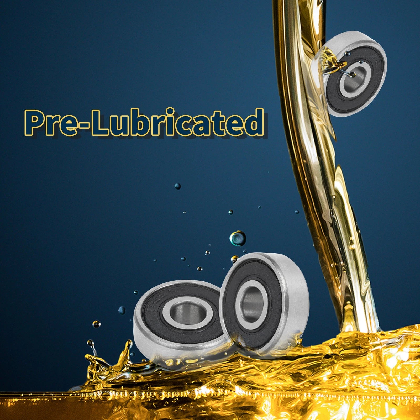 Deep Groove Ball Bearing 625-2RS for Scooter Skateboard Wheel (5x16x5mm)