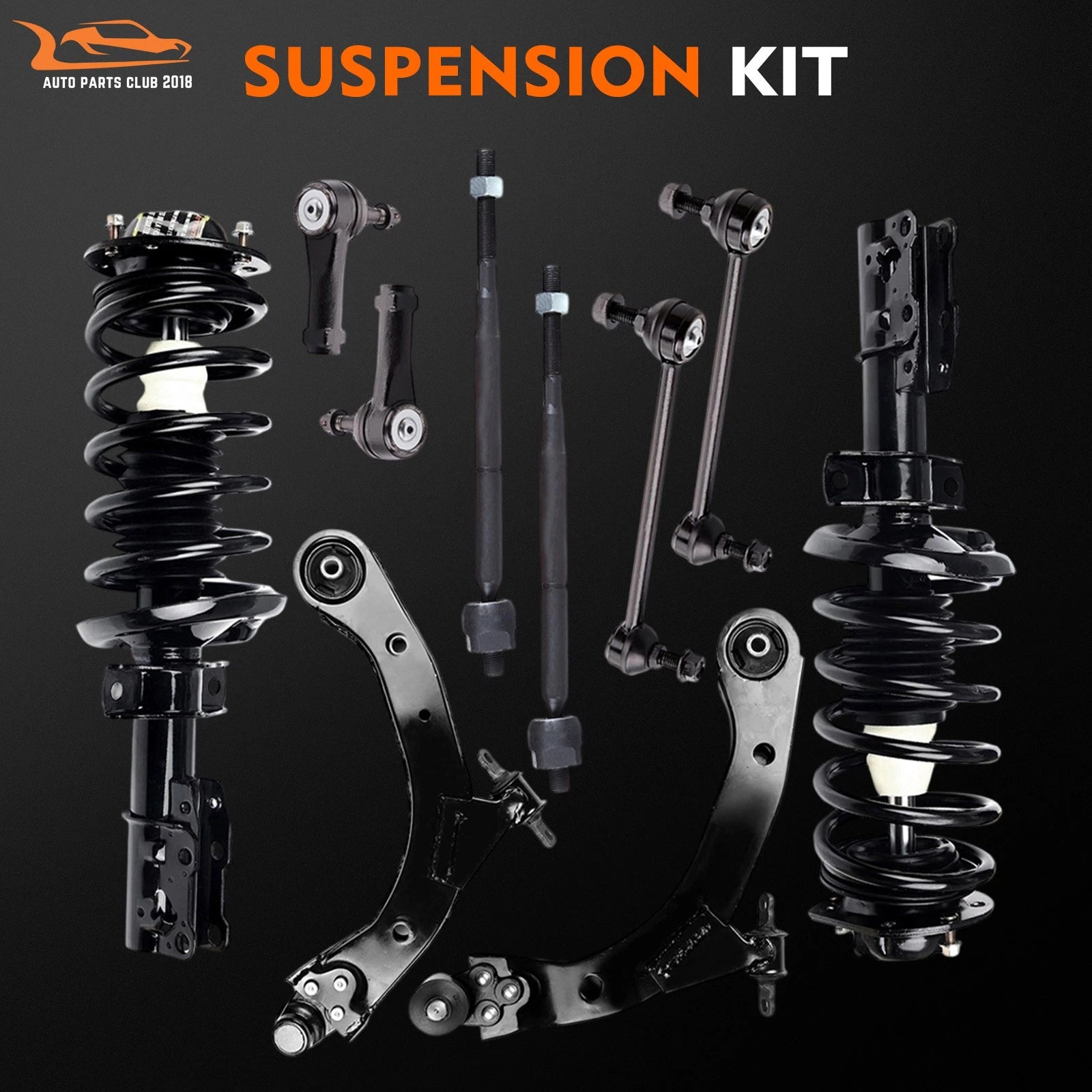 Set of 4 Front Strut Lower Control Arms for Chevrolet Cobalt HHR (2005–2010)