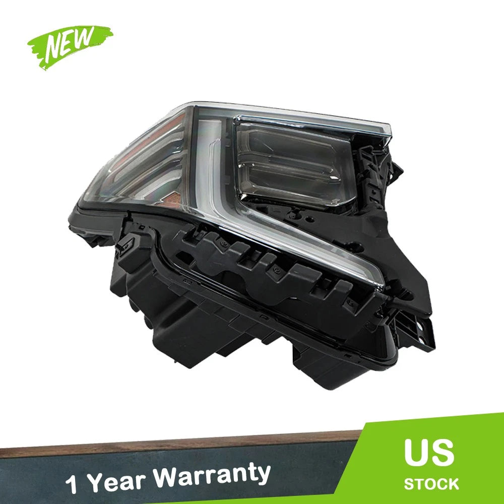 Right Side Headlight for GMC Sierra 1500 (2022–2024) Clear LED