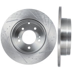 Rear Drilled & Slotted Brake Rotors for Hyundai Sonata (2014–2015) Kia Optima (2014–2015)