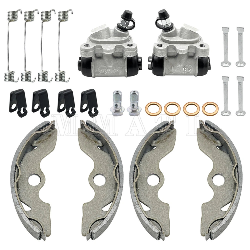 Front Brake Wheel Cylinders & Shoes for Honda FourTrax TRX200/D/SX (1986–1997)