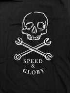 Graphic Skull T Shirt for Black Speed Glory Speed & Glory Logo