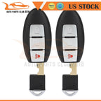 2X Key Entry Remote Fob for Nissan Kicks (2019–2020) KR5TXN3 3 Buttons 434MHz