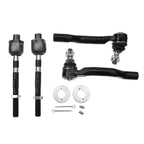 Set of 4 Inner & Outer Tie Rod Ends for Nissan Frontier Pathfinder (2005–2019)