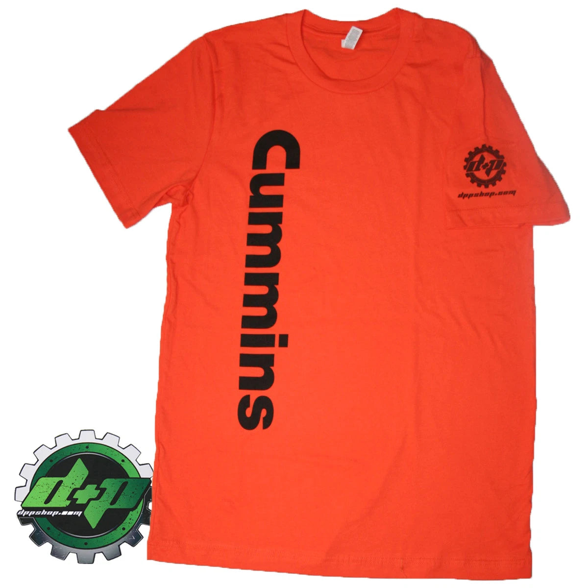 Cummins Diesel Truck Shirt for 4X4 (Orange, Small)
