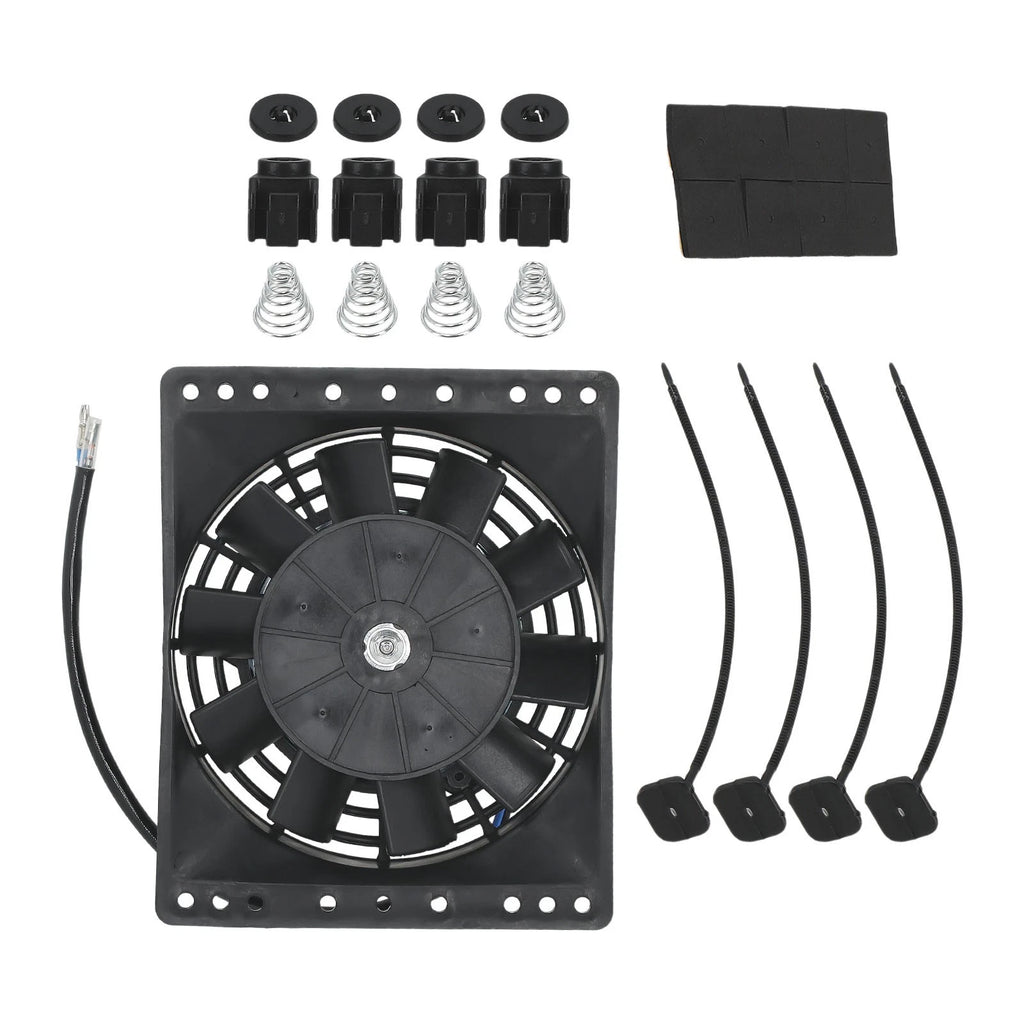 6'' Slim Electric Radiator Cooling Fan Mount Set Universal 80W