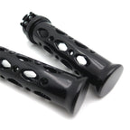 CNC Billet Aluminum Hand Grips for Honda Kawasaki Suzuki Yamaha (7/8")