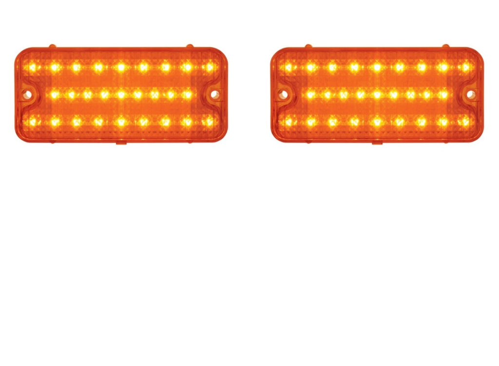 LED Amber Turn Signal Parking Light Pair Left for 1967–1968 Chevy Pickup