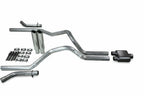 Dual Exhaust Kit for Chevy GMC 1500 (2019–2025) 2.5" Corner Exit