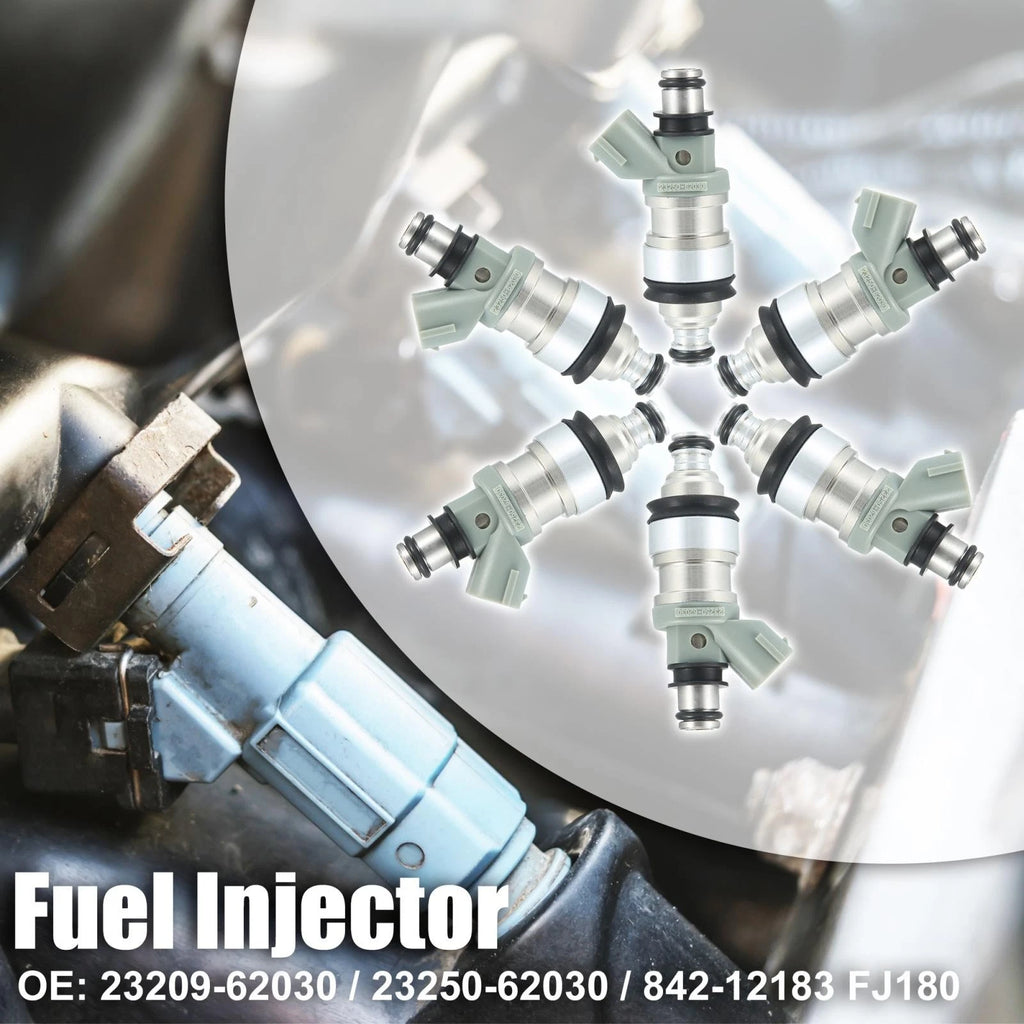 6X Fuel Injector Nozzle 23250-62030 for Toyota Tacoma, Lexus ES300, Camry 