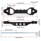 Heavy Duty Battery Hold Down Bracket for Universal Applications