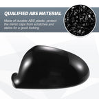 Pair Rearview Mirror Cover Cap Gloss Black for Volkswagen Golf 5 GTI (2006–2009)