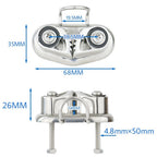 10mm Rope Cleat for Marine Use (316 Stainless Steel)