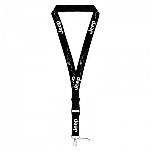Jeep Keychain Lanyard Mountain Logo for Jeep Wrangler JK (2007–2018)