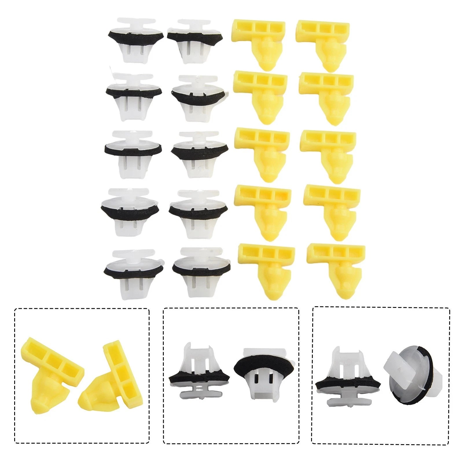 20pcs Car Clips for Nissan Juke/X-Trail/Murano (2010–2023)